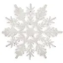 COLGANTE NAVIDEÑO COPO DE NIEVE REF:D11-21CT016 Ø30CM 