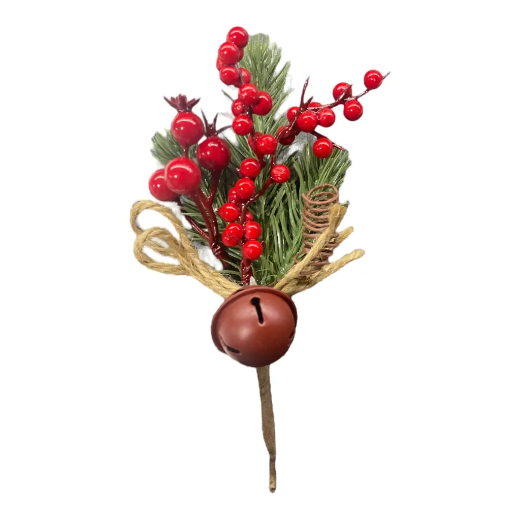 RAMA FRUTOS ROJOS/CASCABEL REF: P23-87391 20CM