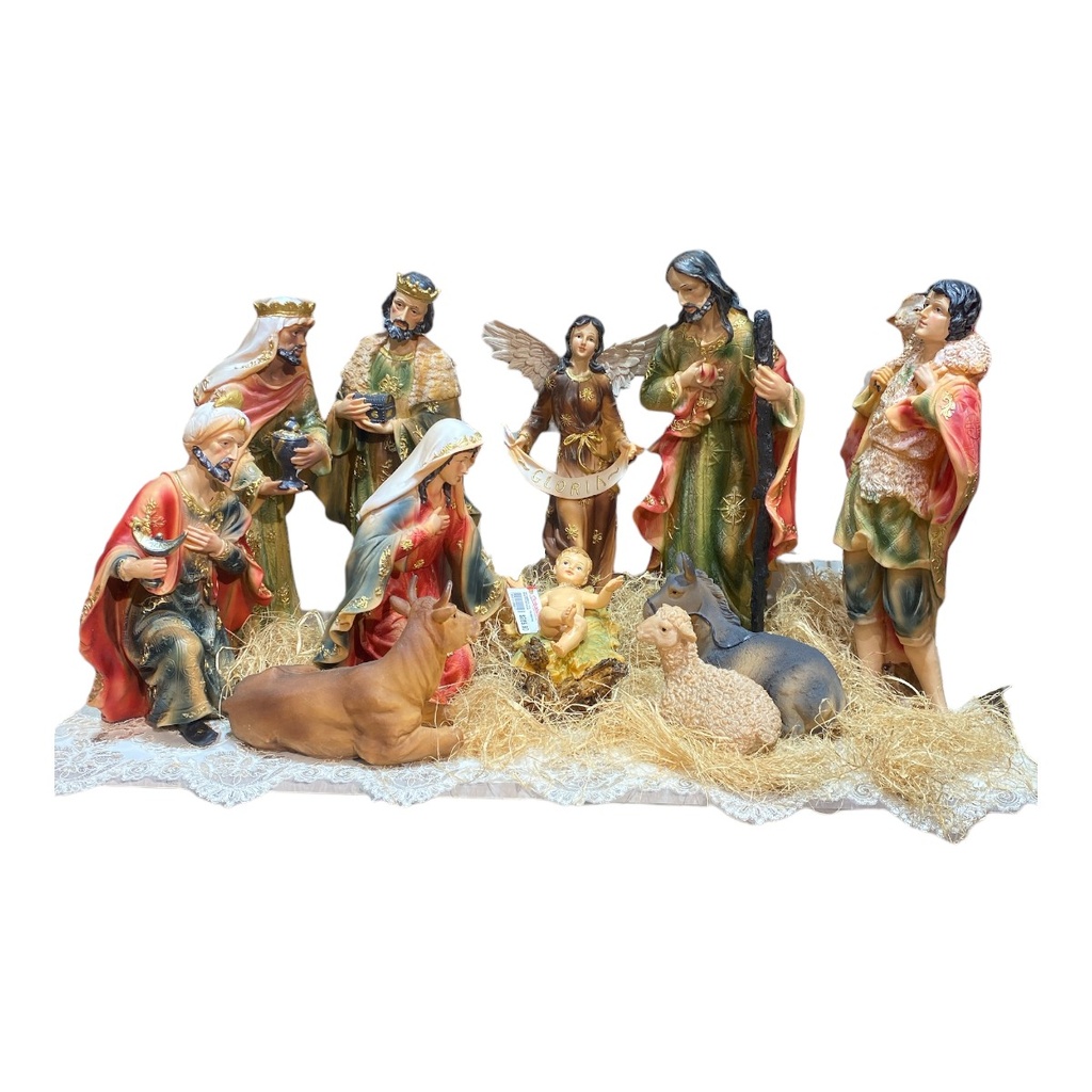 NACIMIENTO 11PZ, POLIRESINA MONTEFIORI 43CM