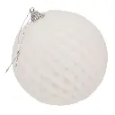 ESFERA NAVIDEÑA BLANCA SETX2PZS. REF:ES26825 9CM