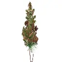 RAMA NAVIDEÑA PIÑAS FRUTOS CAFE CHOCOLATA 60CM