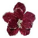 FLOR NAVIDEÑA BURGUNDY/VINO TERCIOPELO REF:CF12-22494 26CM