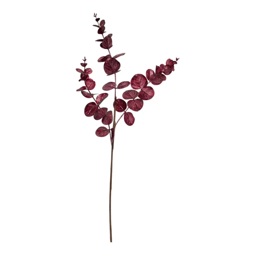 RAMA NAVIDEÑA EUCALIPTO VINO 70CM 