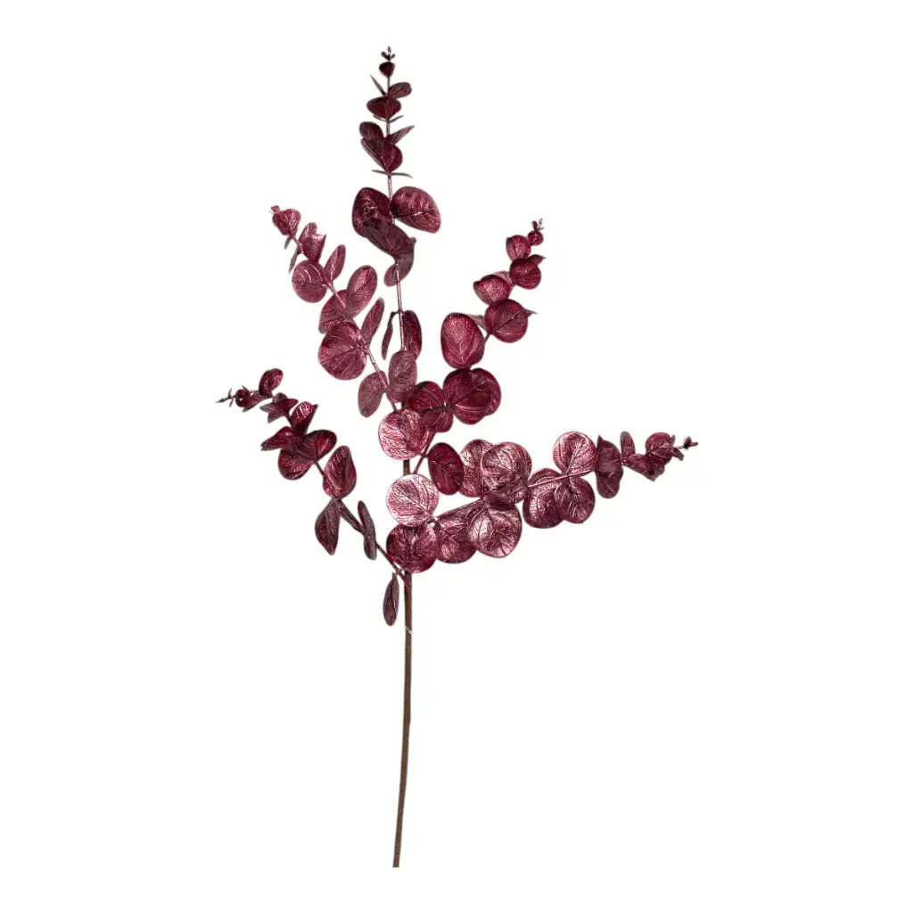 RAMA NAVIDEÑA EUCALIPTO VINO 70CM  