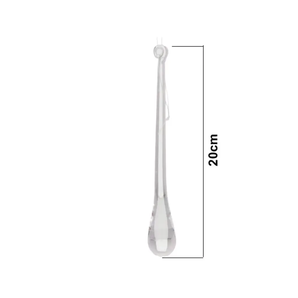 ORNAMENTO NAVIDEÑO GOTA ACRILICA 20CM REF:ES27015