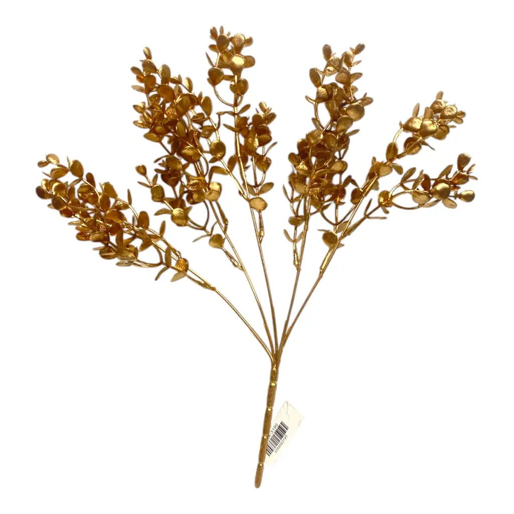RAMA NAVIDEÑA DORADA 35CM