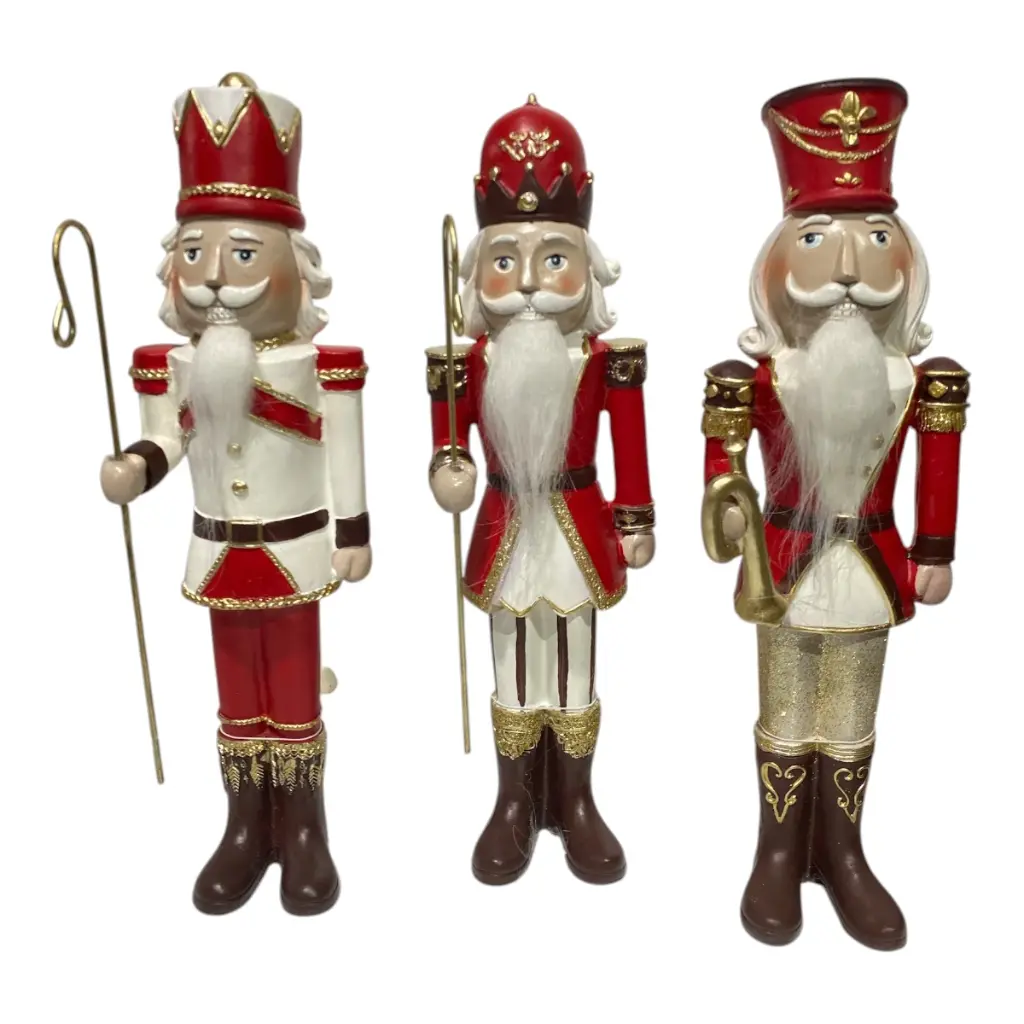 CASCANUEZ NAVIDEÑO POLIRESINA 5X28CM CADA UNO 