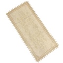 CAMINO DE MESA BORDADO CAMEL 85x40CM