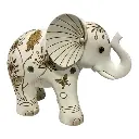 ELEFANTE POLIRESINA MOCCA 26X13X22CM