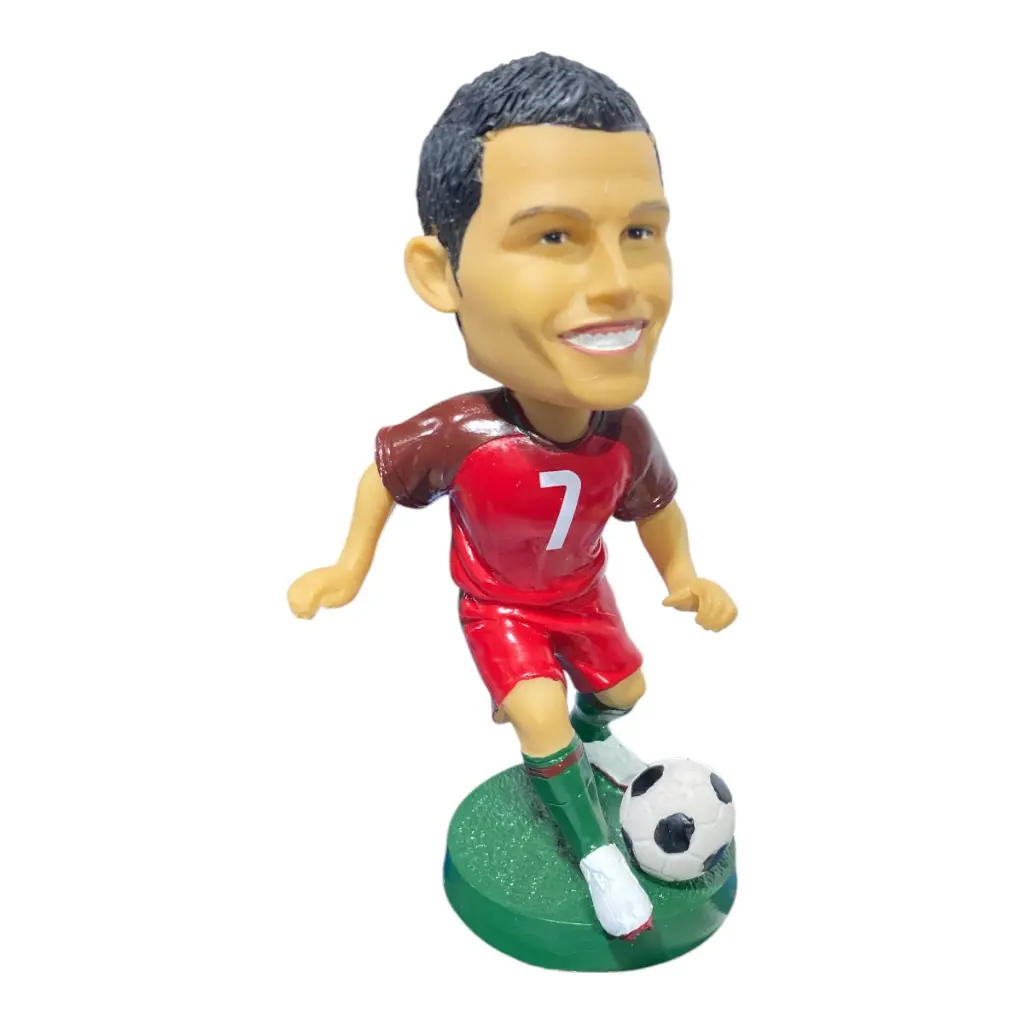 ADORNO JUGADOR RONALDO POLIRESINA 18X8X8CM 