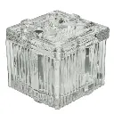 JOYERO DE VIDRIO REF:SUG796/G/TG31-3.5/L1 7X7X7CM