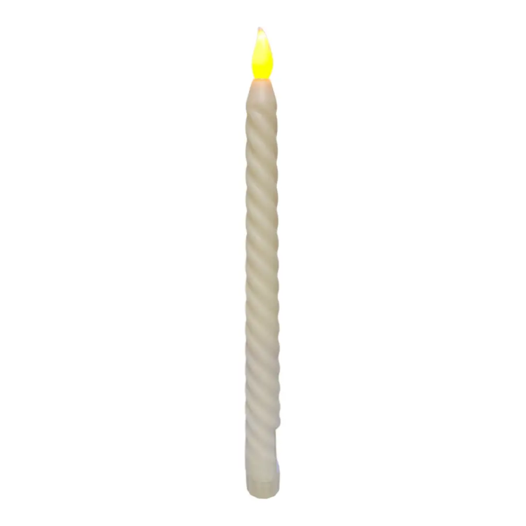 VELA LED LARGA A PILAS 2X27CM C/U  
