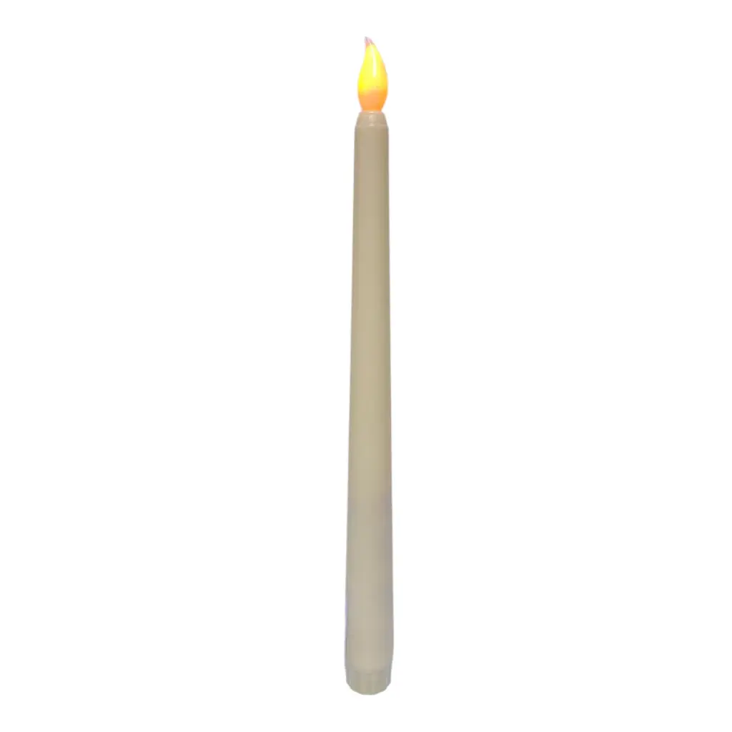 VELA LED LARGA A PILAS 2X27CM C/U  