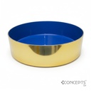 BANDEJA METALICA DORADA CONCEPTS