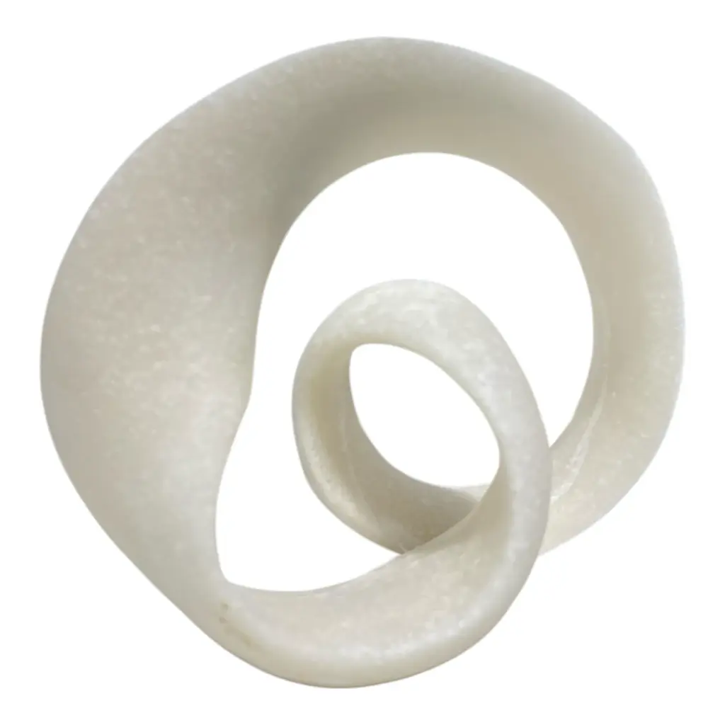 FIGURA DECOR POLIRESINA BLANCA 21X13X17CM