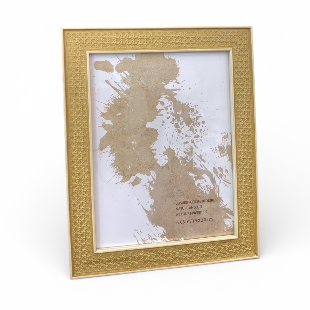 PORTARETRATO ESTILO NATURAL RATÁN 15X20CM 6X8" DIM:19X24CM CS21131