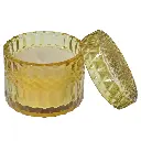 VELA AROMATICA CANDELABRO DE VIDRIO C/TAPA REF:ES28017 9X8.5CM