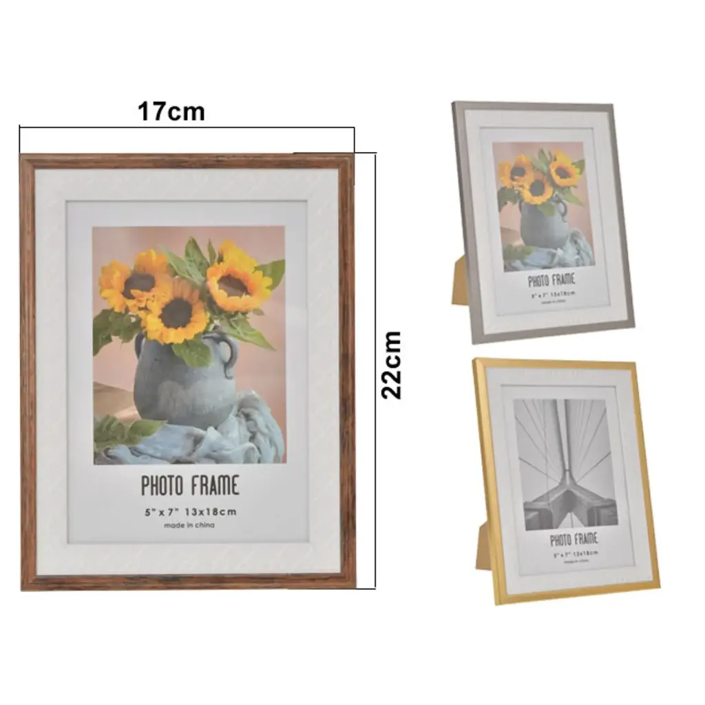 PORTA RETRATO REF:HM1096 5"X7", 13X18CM