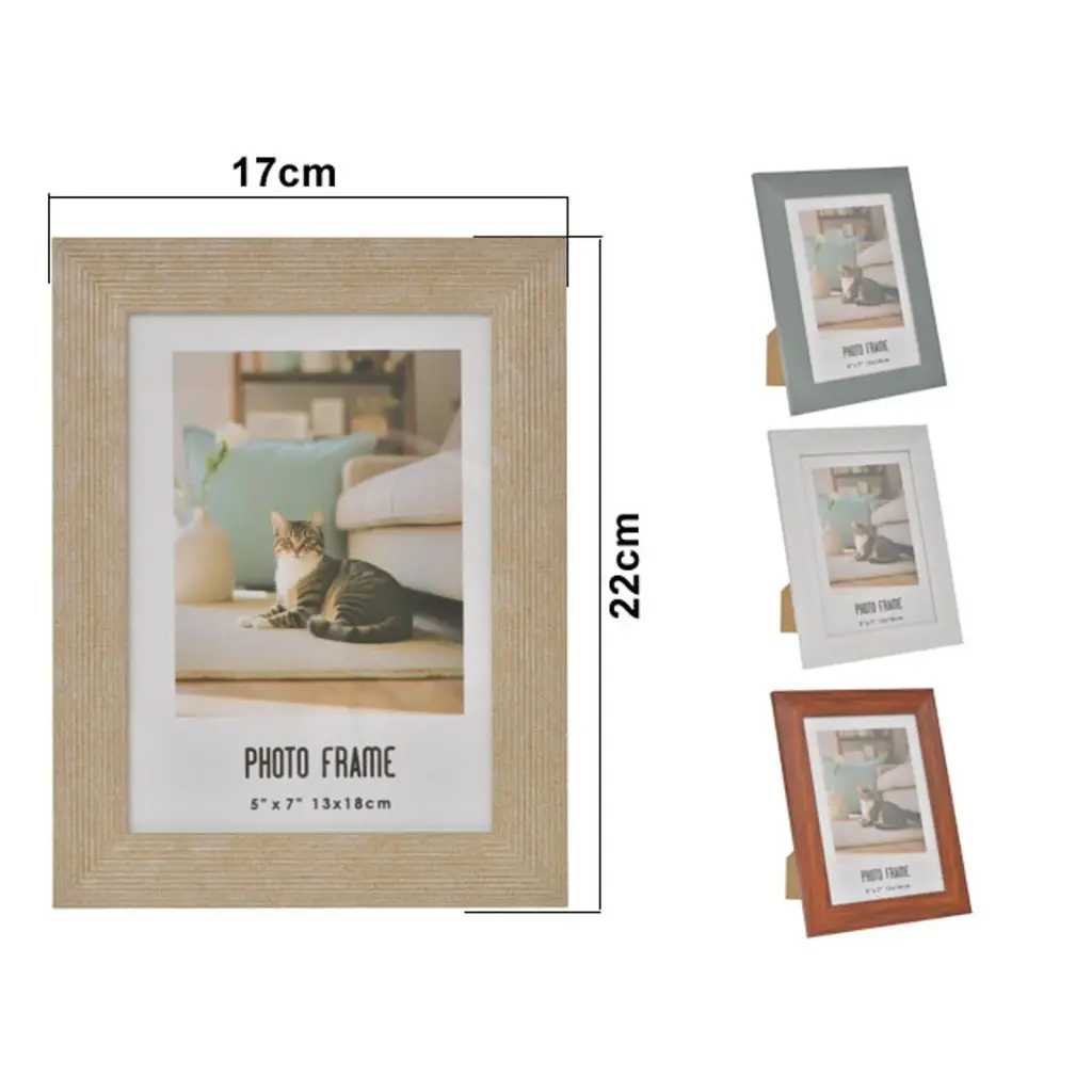 PORTA RETRATO COLORES SURTIDOS REF:HM1133 5"X7" 13X18CM