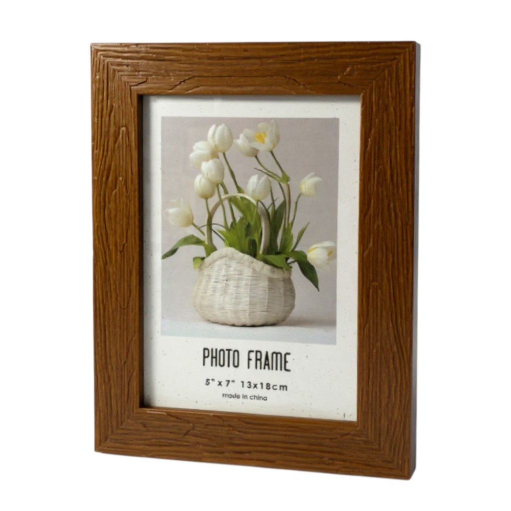 PORTARRETRATO MADERADO 3 TONOS REF:HM1106 13X18CM 5X7"