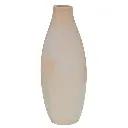 FLORERO DE CERAMICA BEIGE REF:HM0891 9X24CM