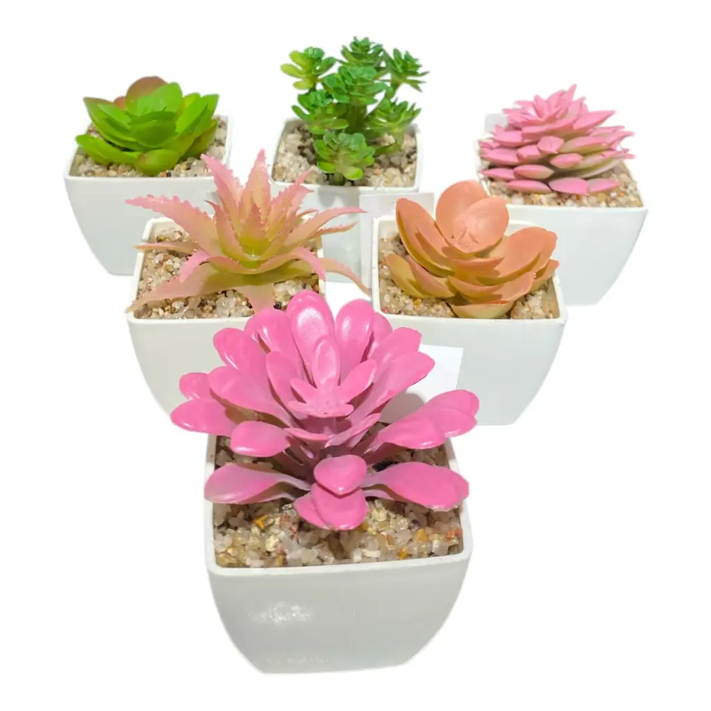 SUCULENTA ARTF. EN MACETA REF:ES22712 5X7CM 