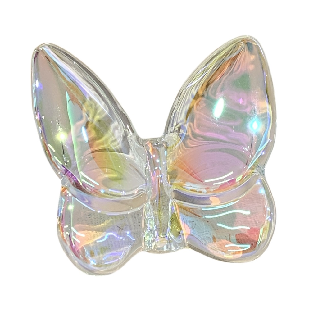 MARIPOSA DE CRISTAL TORNASOL REF:ES28485 8X8CM