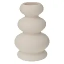 CANDELABRO DE CERAMICA BEIGE SURT. FM0729/FYZT10 5.5X10CM