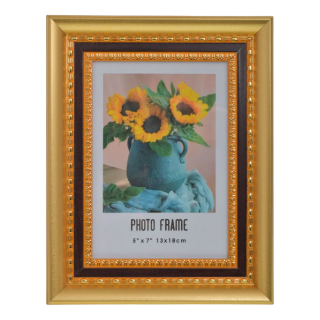 PORTA RETRATO DORADO REF:HM1048 5"X7" 13X18CM 