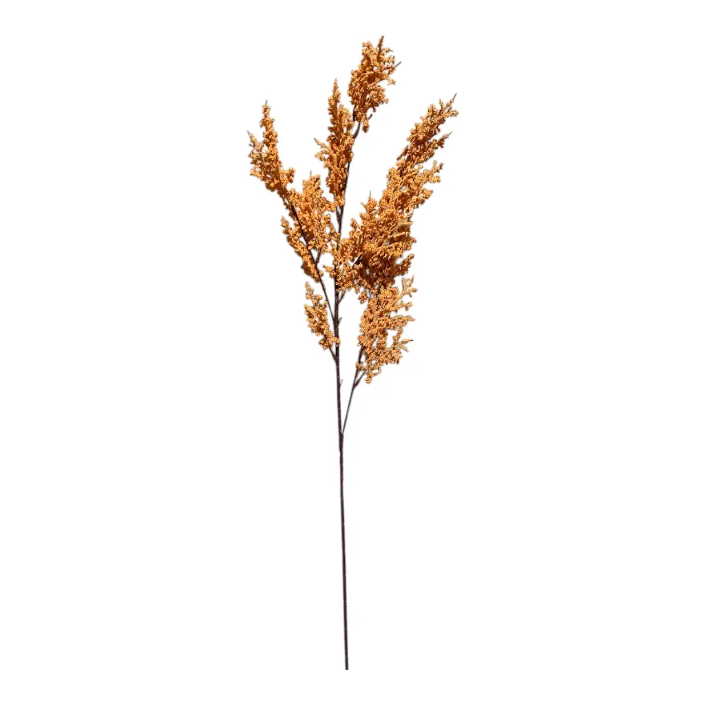 RAMA ARTF. FLOR ASTILBVE NARANJA 95CM  
