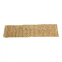 CAMINO DE MESA CAQUI TEJIDO YUTE RUSTICO 120X30.5CM