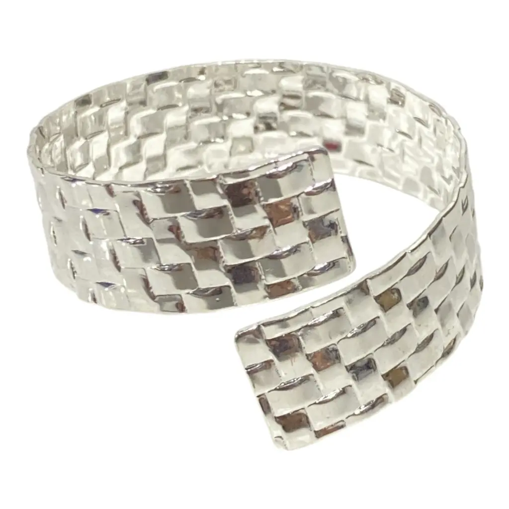 ARO DE SERVILLETA SETX6 PZS. ESPIRAL PLATEADOS CROMADOS METALICOS 4.5X4.5 CM  