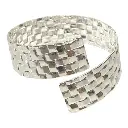 ARO DE SERVILLETA SETX6 PZS. ESPIRAL PLATEADOS CROMADOS METALICOS 4.5X4.5 CM  