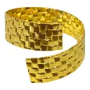 ARO DE SERVILLETA SETX6 PZS. ESPIRAL DORADO CROMADOS METALICOS 4.5X4.5 CM   