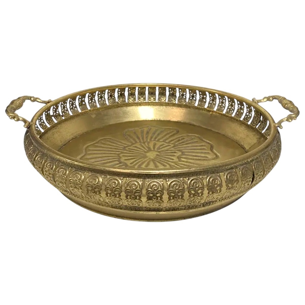 BANDEJA PREMIUM DORADA 43X10CM