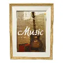 PORTA RETRATO BEIGE MADERADO 5X7", 13X18CM 