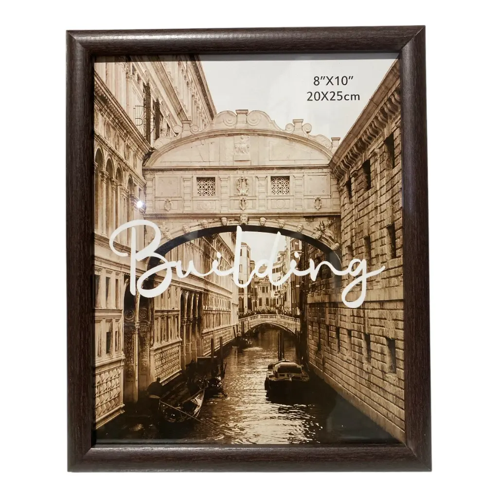 PORTA RETRATO CAFE MADERADO 8X10", 20X25CM  