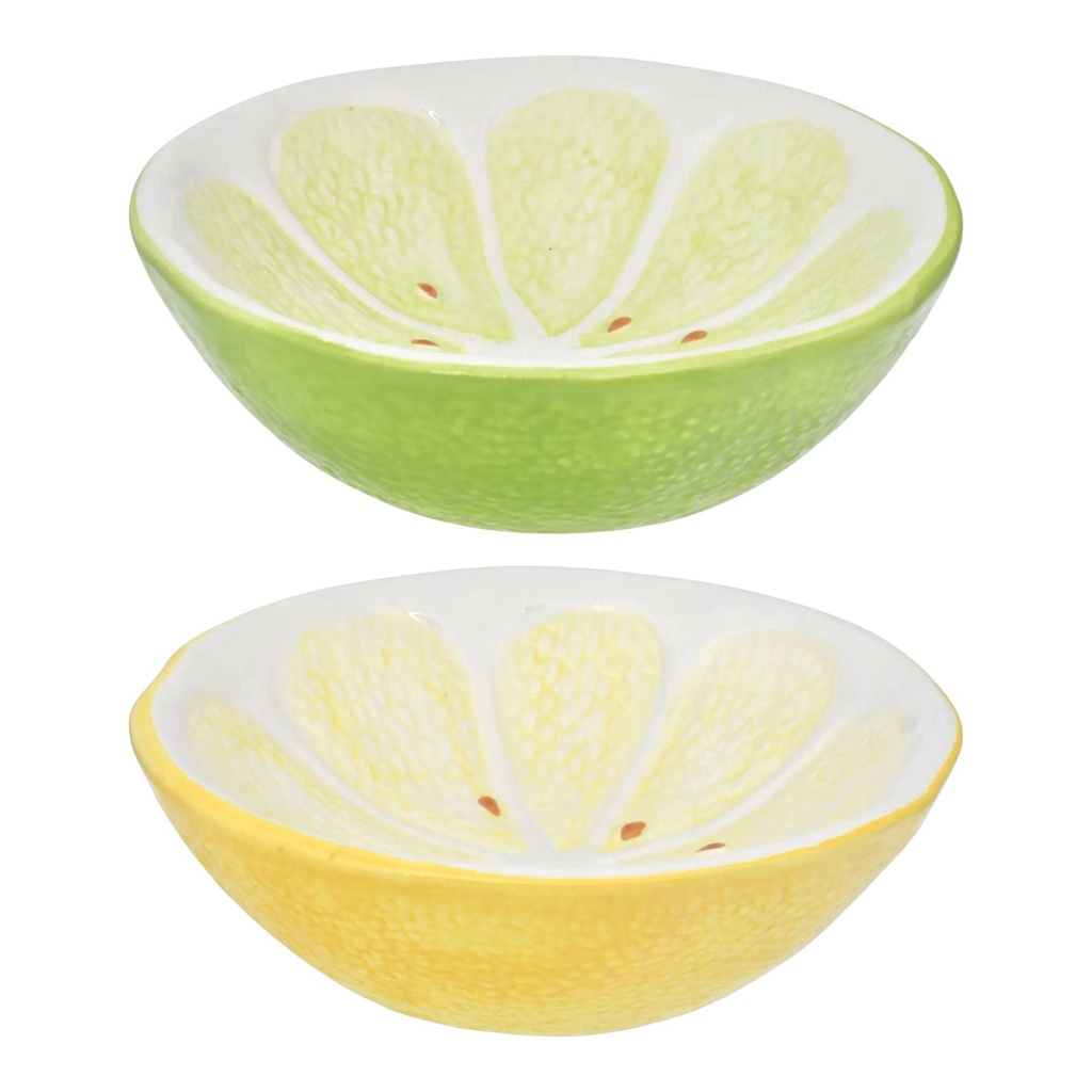 BOWL LIMON DOLOMITA REF: NH19A0404-3  Ø17CM X 5CM  