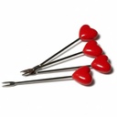 PINCHO DE FRUTA CORAZON 9CM UNIDAD