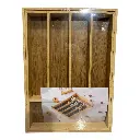 ORGANIZADOR DE CUBIERTOS, MATERIAL BAMBU. 37X27X5CM