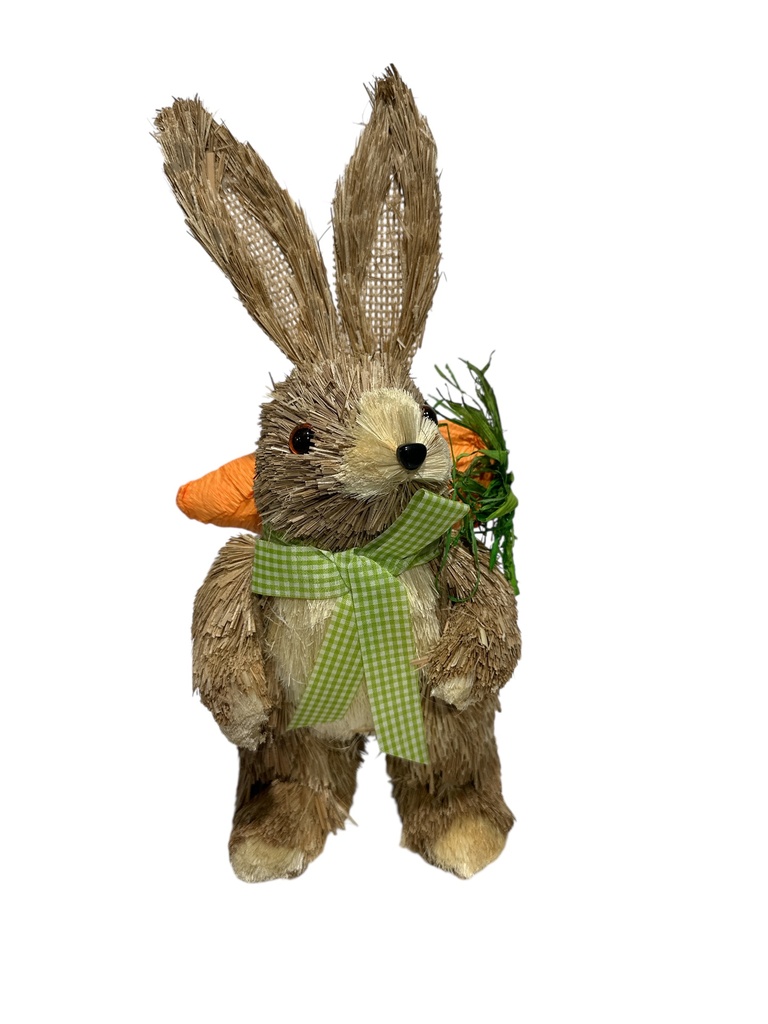 CONEJO DE PASCUA CON ZANAHORIA 32CM