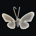 Mariposa con luz led y movimiento, con base. 44x25cm. 12V