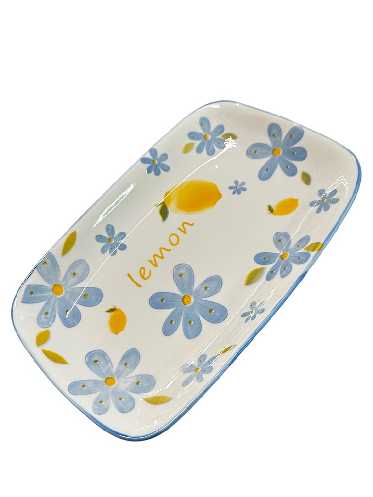 PLATO RECTANGULAR LIMON 3.5X20X30.5CM