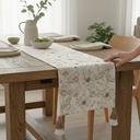 CAMINO DE MESA MAGNOLIA VERDE  41X203CM