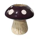 FLORERO HONGO PORCELANA Ø30X25CM