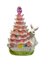 ARBOL ROSE DE PASCUA CON LUZ LED 20X26CM