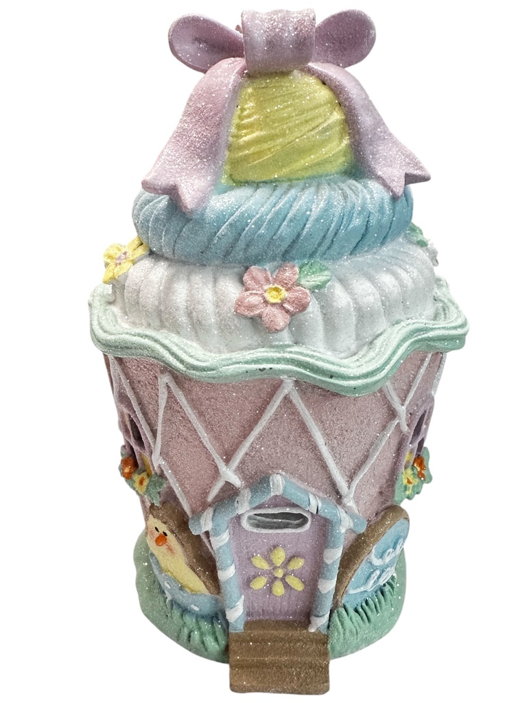 PASTEL DE PASCUA CON LUZ 13X22CM