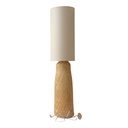 LAMPARA DE PEDESTAL BAMBOO TRENZADA REF:GYL-2505 Ø30CMX122CM