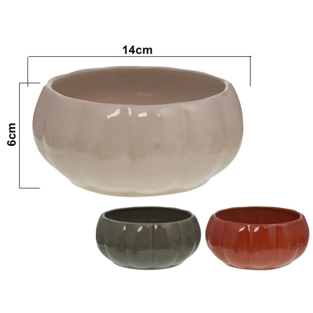 TAZON DE PORCELANA SURT. REF:HM1604/TJL-25ST728260 14X6CM