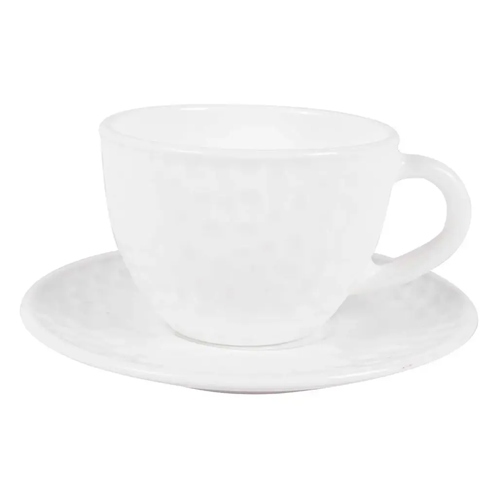 TAZA C/PLATO OPAL REF:AES007-BYHCB210-12PCS